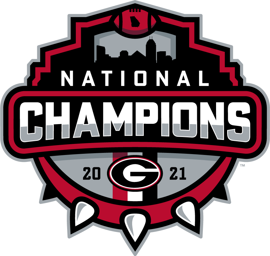 Georgia Bulldogs 2021 Champion Logo iron on transfers for clothing